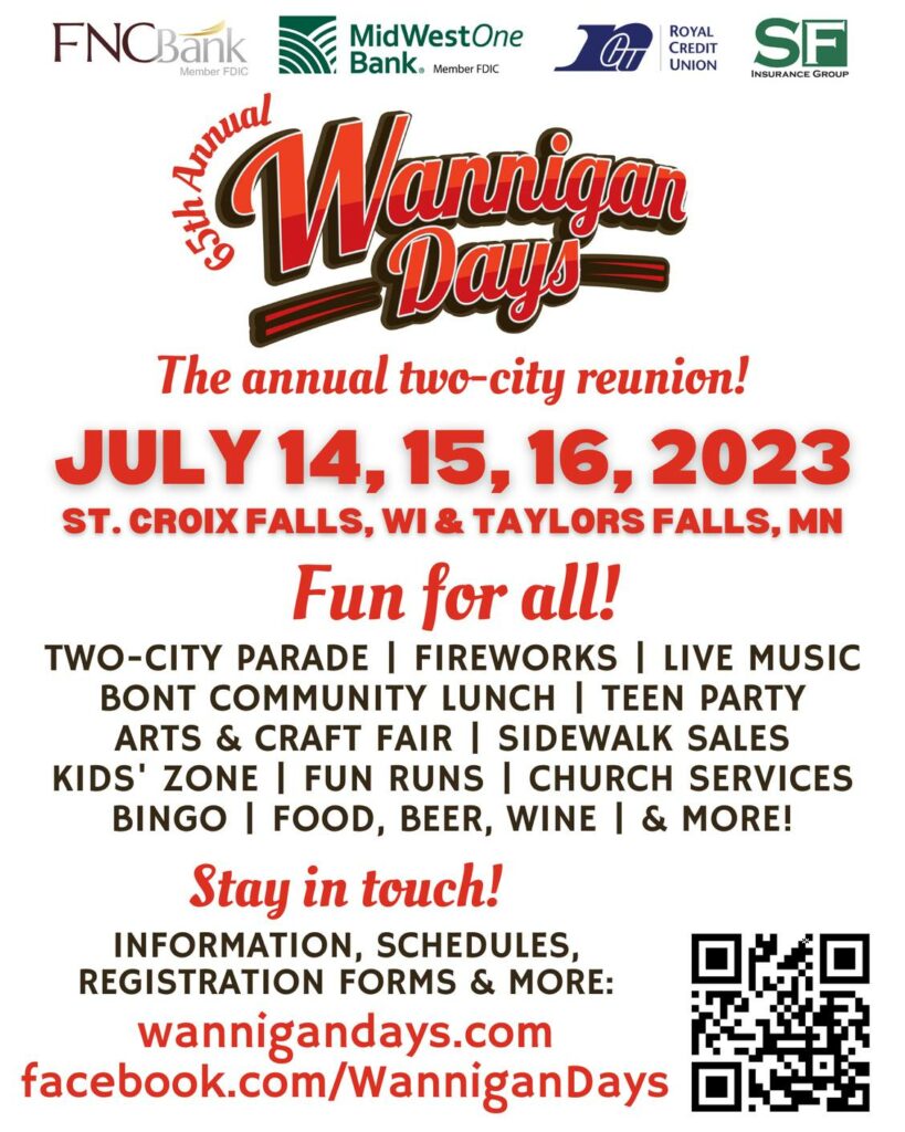 65th Annual Wannigan Days Chisago Lakes Visitor Bureau